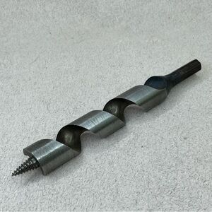 GreenLee 1” Auger Drill Bit-Woodworking-Building-Construction-5” bit-1.75” Shank